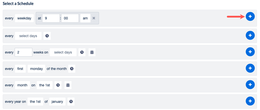 Weekday Scheduled automation