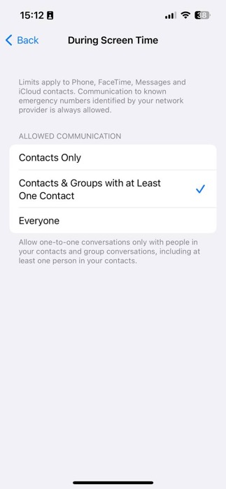 Allowed Communication