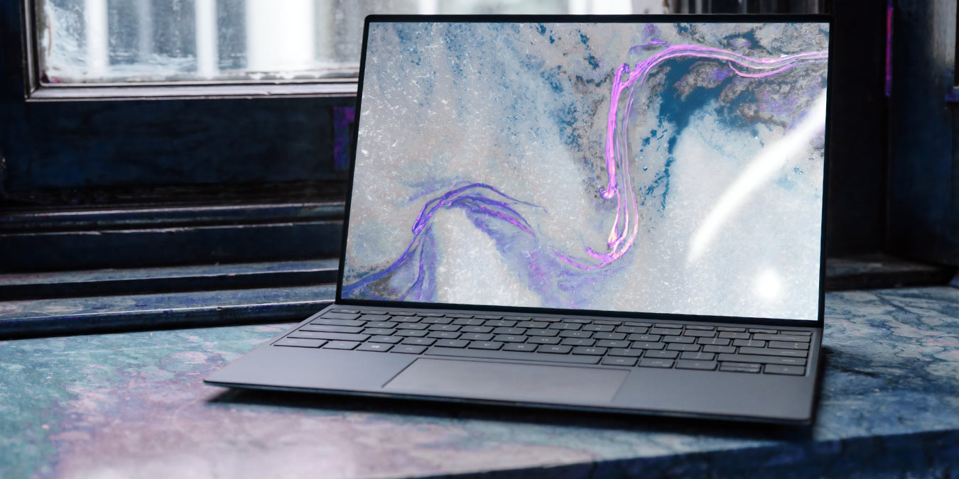 Dell Laptop On Counter