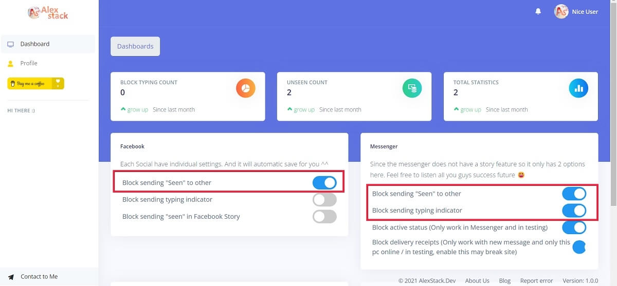 Social Tools extension on Chrome interface view.