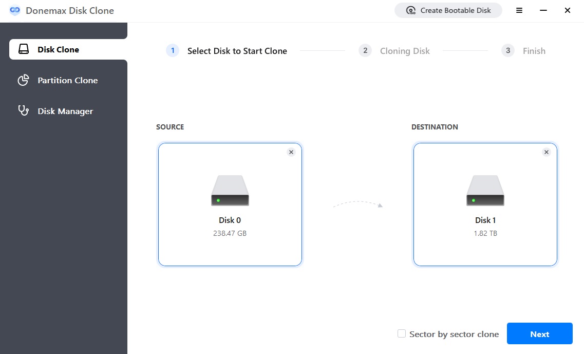 Donemax Disk Clone Review Disk Source To Destination