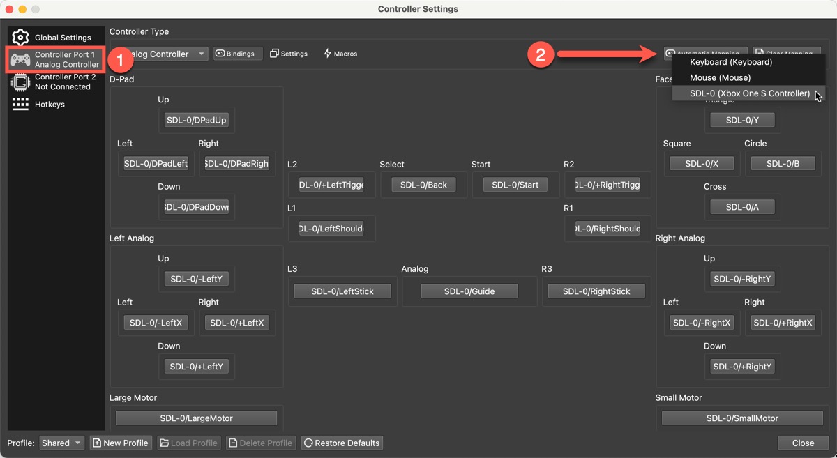 Duckstation Controller