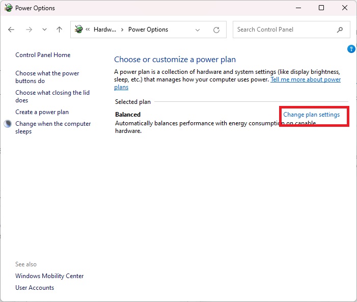 How To Cool Down A High Cpu Temperature Control Panel Hardware Power Plan