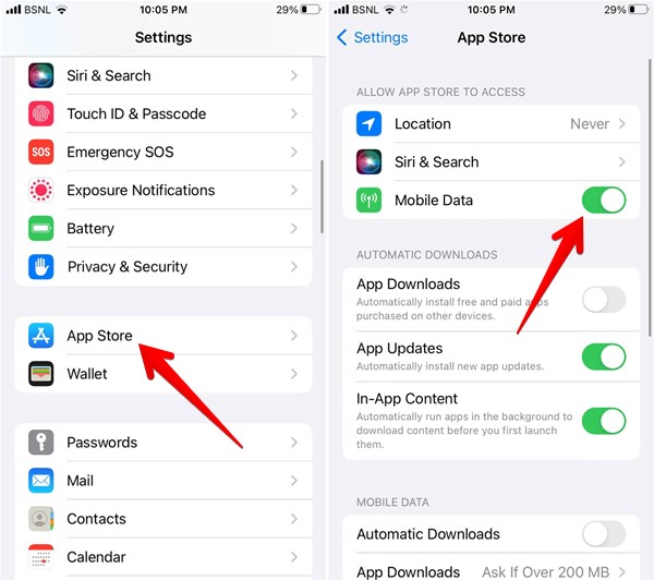 Iphone App Store Mobile Data