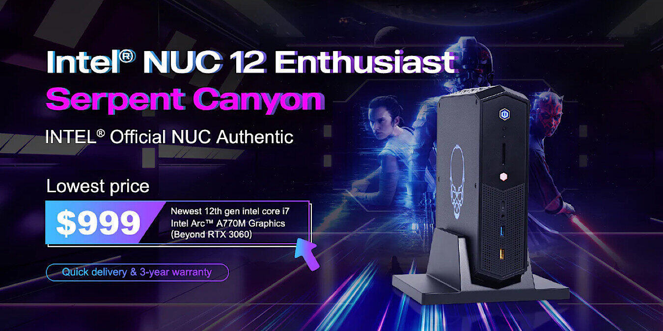 Intel Nuc 12 Enthusiast Serpent Canyon Featured