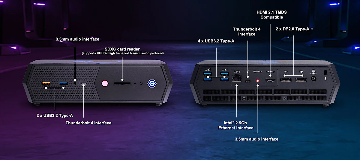 Intel Nuc 12 Enthusiast Serpent Canyon Ports