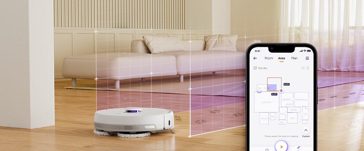 Narwal Freo Vacuum Mop Combo App Zones