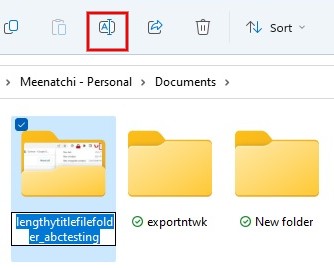 Rename the .ZIP file by pressing F2 after selecting the file or clicking rename from the menu options.