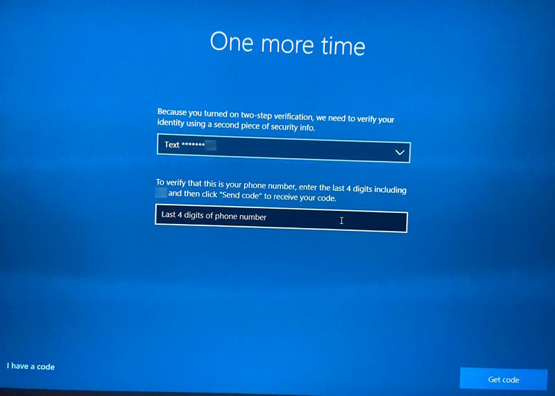 Clicking on "Get code" button on "One more time" 