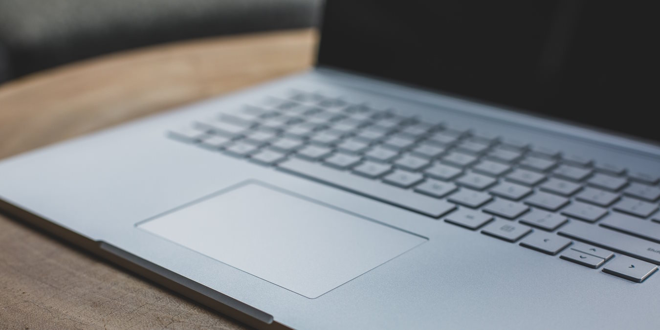 Turned Off Computer On Table