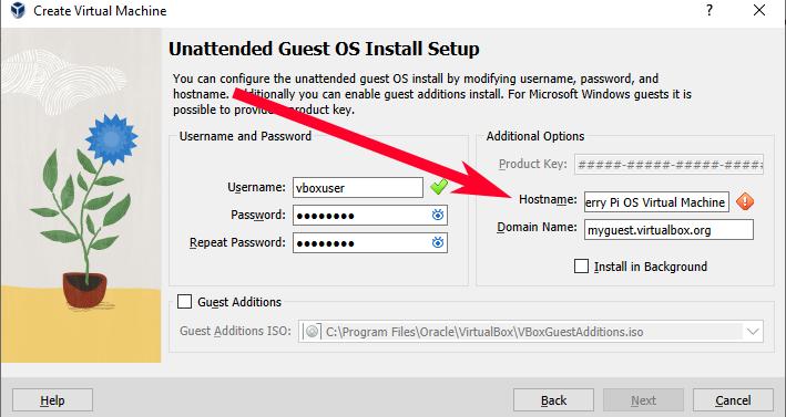 Virtualbox Raspberry Pi Os Invalid Hostname