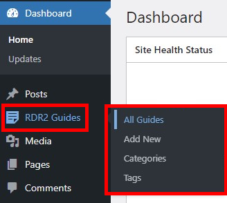 Wordpress Menu Custom Post Type