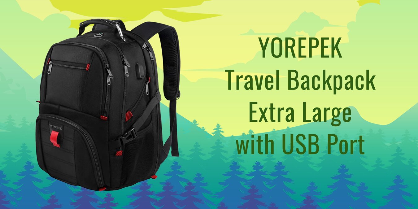 Yorepek Travel Backpack Featured