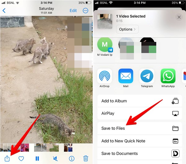 Apple Photos Video Save To Files