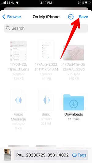 Apple Photos Video Save