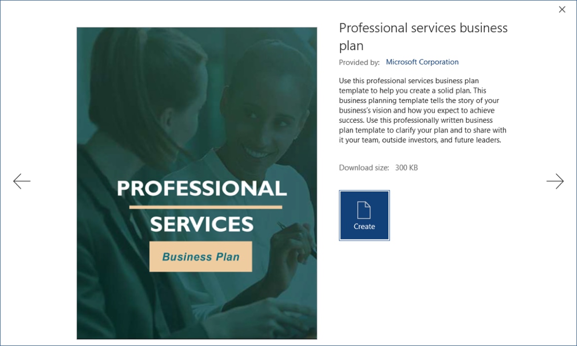 Create button for a template in Word