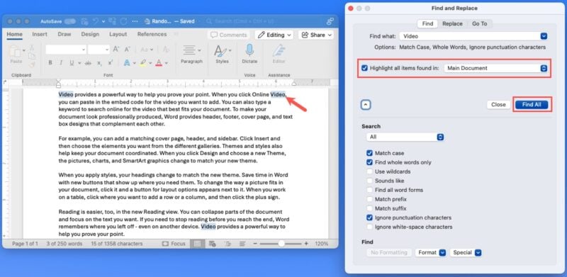 How To Search In Document How to Search Microsoft Word Documents - Make Tech Easier
