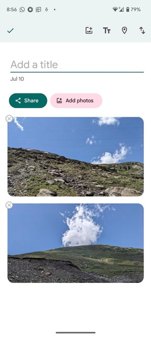 Google Photos Album Name