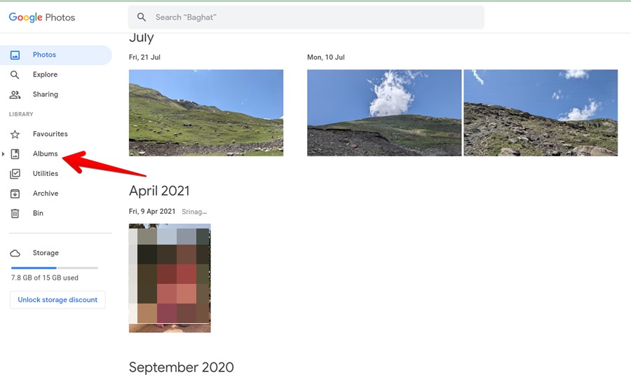 Google Photos Computer Album