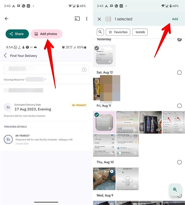 Google Photos Mobile Add Photo To Album