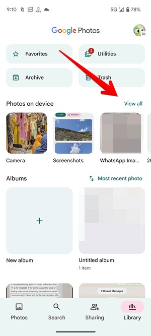 Google Photos View Local Folder