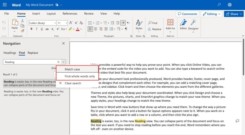 How to Search Microsoft Word Documents - Make Tech Easier