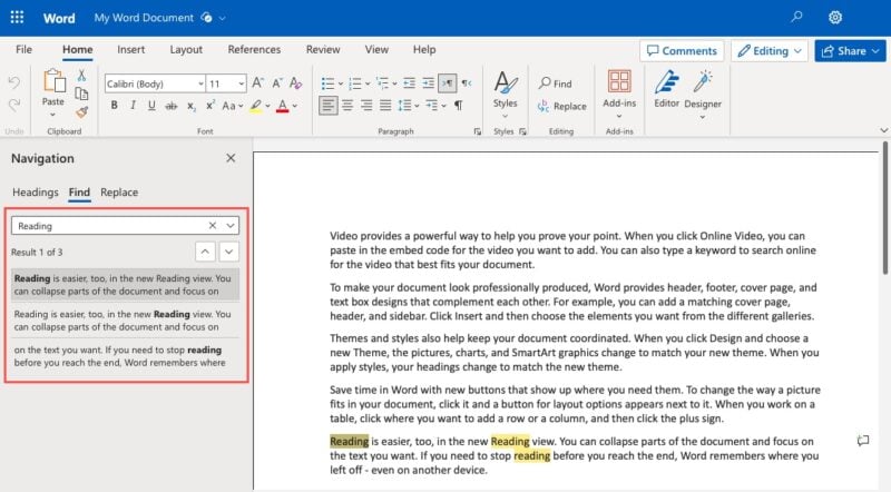How to Search Microsoft Word Documents - Make Tech Easier