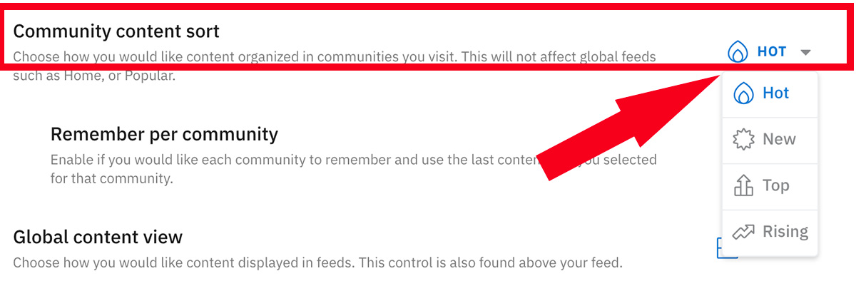 Reddit Custom Home Feed Community Content