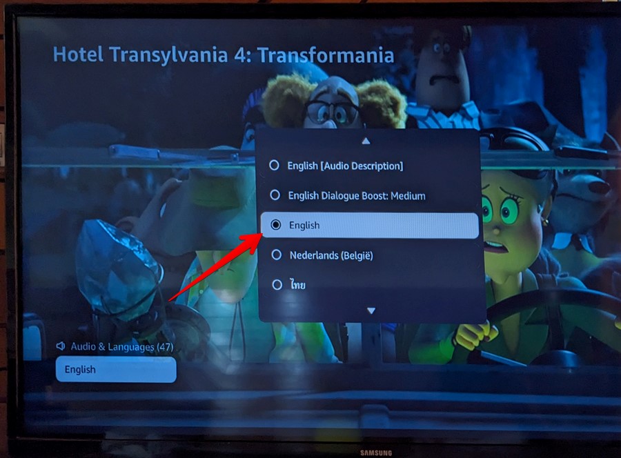 Samsung Tv Prime Video Turn Off Audio Description