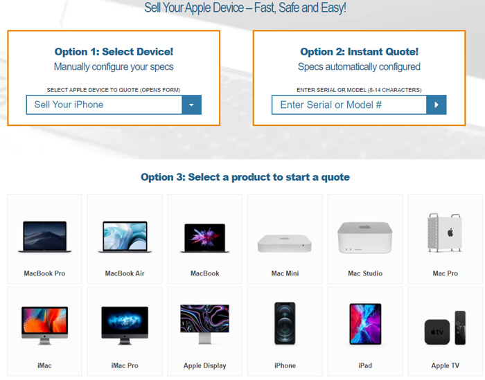 Listing on Sell Your Mac