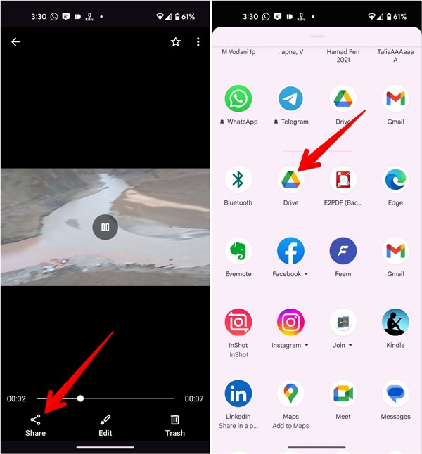 Upload Video Google Drive