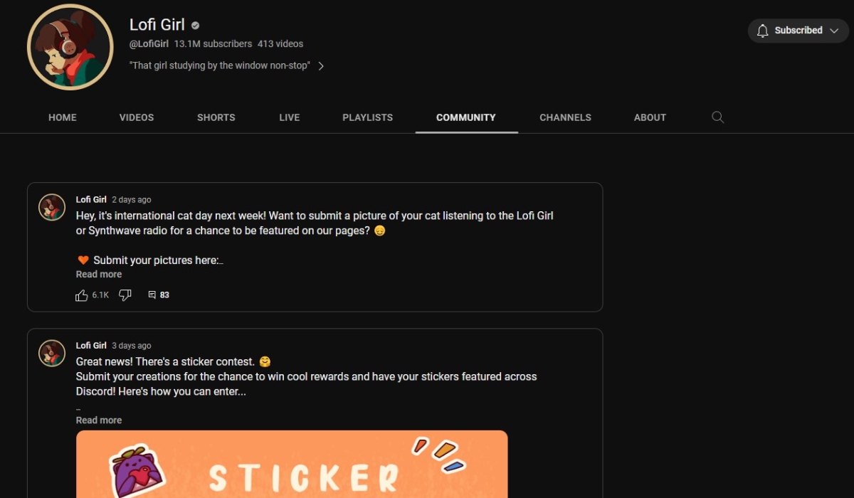 Youtube Networking Community