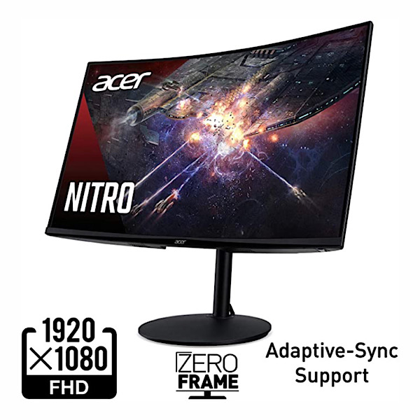 Acer Nitro Curved Gaming Monitor Zeroframe
