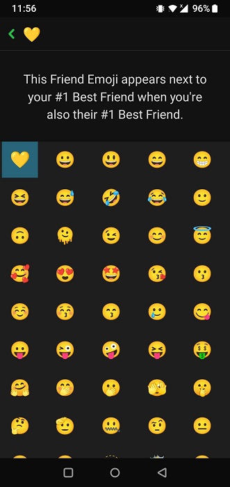 Changing Friends Emoji Snapchat App