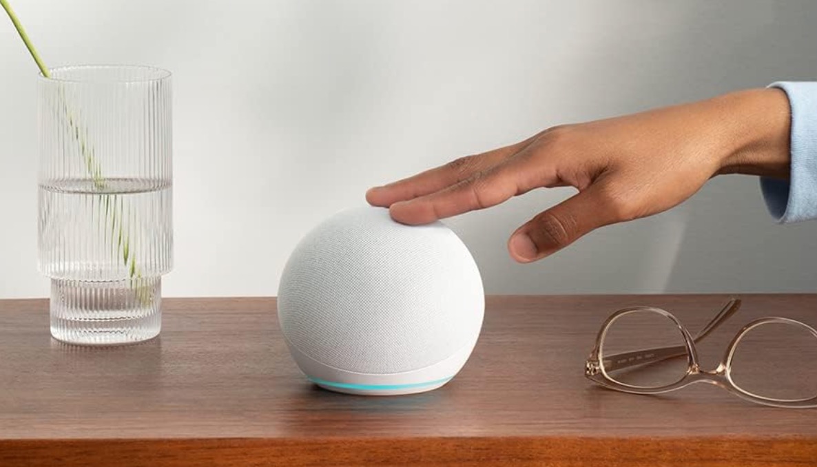 Echo Dot On A Night Stand