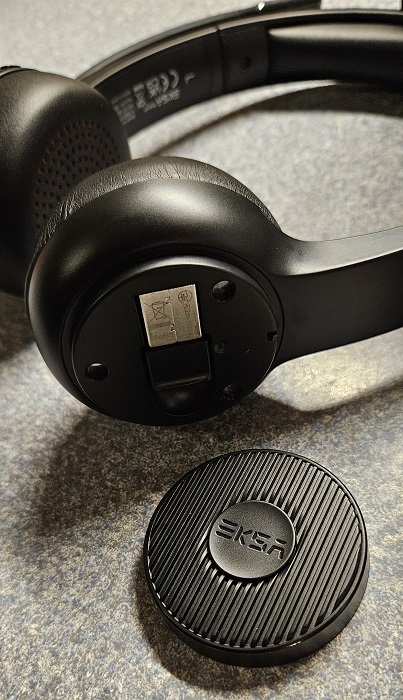 Eksatelecom H16 Bluetooth Wireless Enc Headset Review Dongle