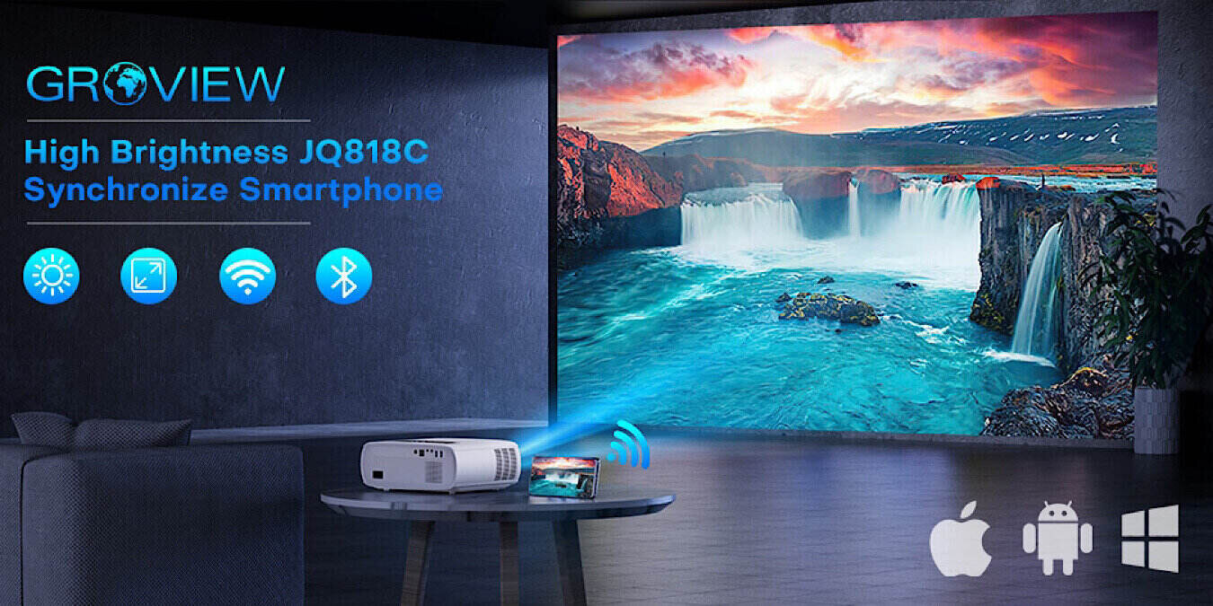 Groview Bluetooth Projector Featured