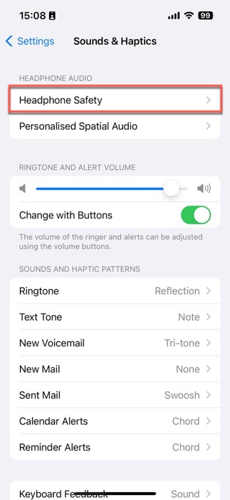 Headphone Safety Ios