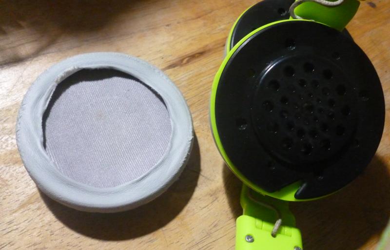 Headphones With Ear Pad Removed