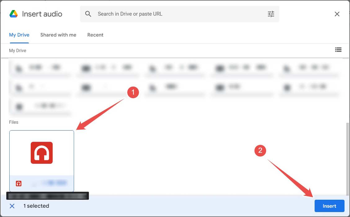 Inserting Audio Into A Slide In Google Slides