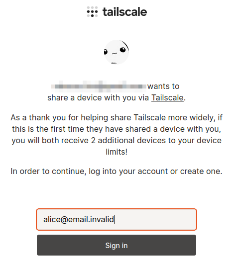 A screenshot showing the login process for the client user.