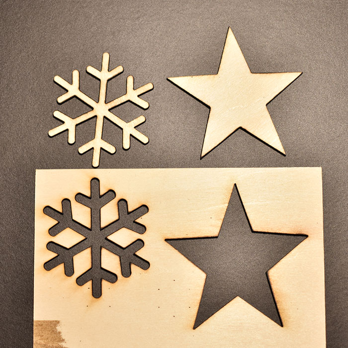 Laserpecker 4 cuts samples. 