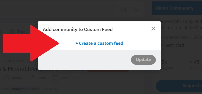 Create a Custom Feed on Reddit