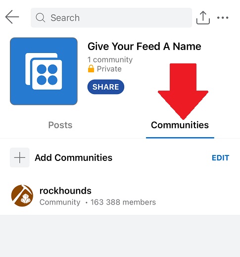 Reddit Mobile Communities