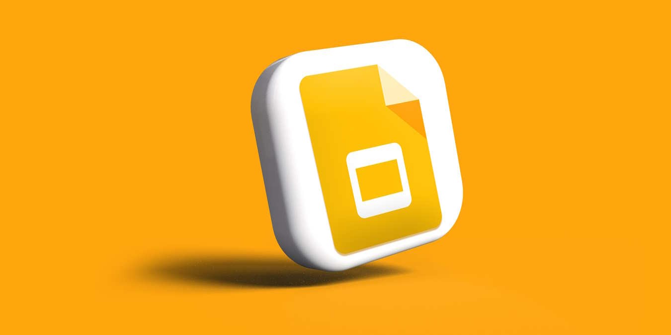 The Google Slides Icon In 3d