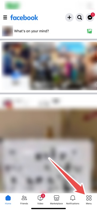 The Menu Button In The Facebook App On Iphone