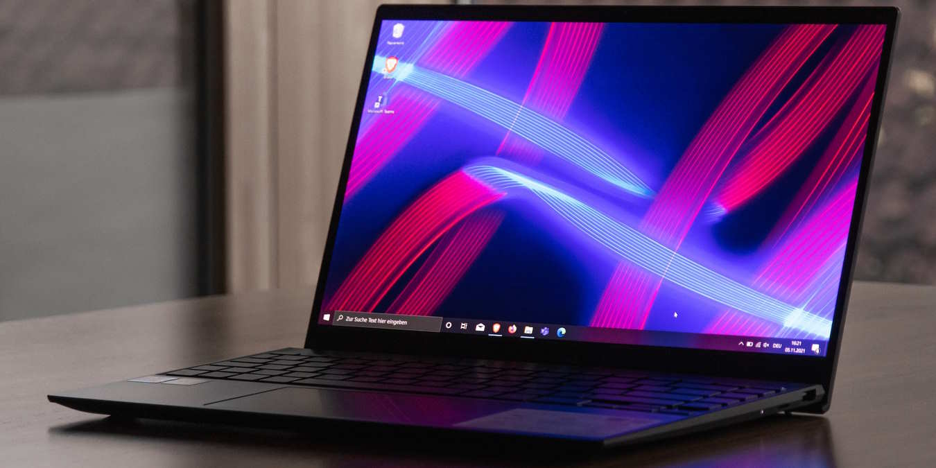 Windows Laptop On A Table