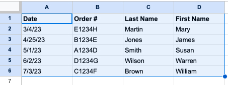 Advanced Range sorted in Google Sheets