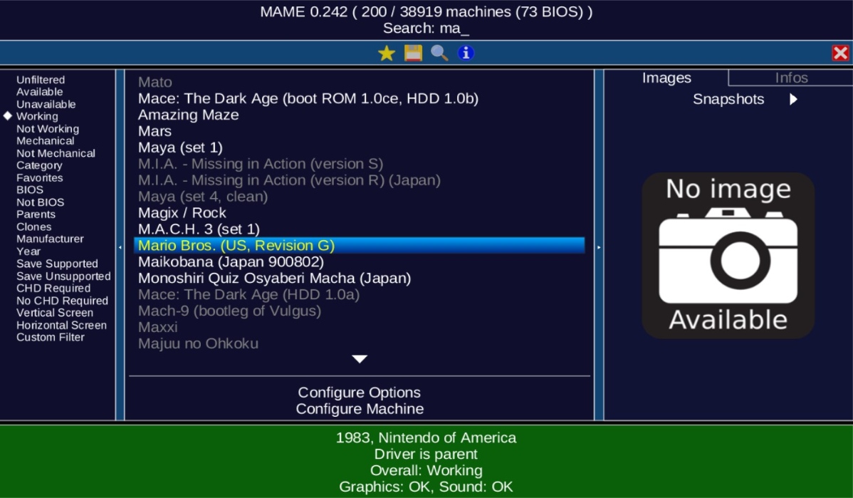 Best Retro Gaming Emulators Linux Mame