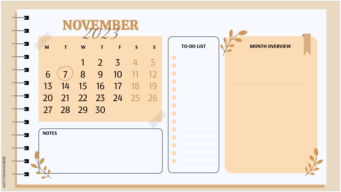 Daily Planner Google Slides template